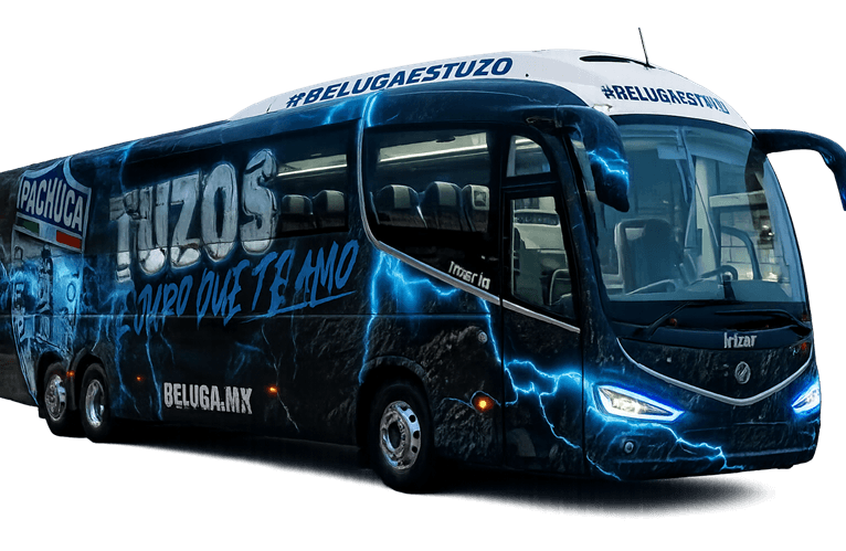 Camión oficial Tuzos del Pachuca · Beluga